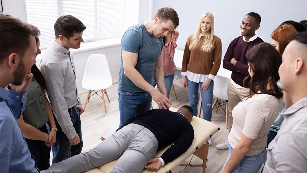Rapid Success Chiropractic Training hands-on training